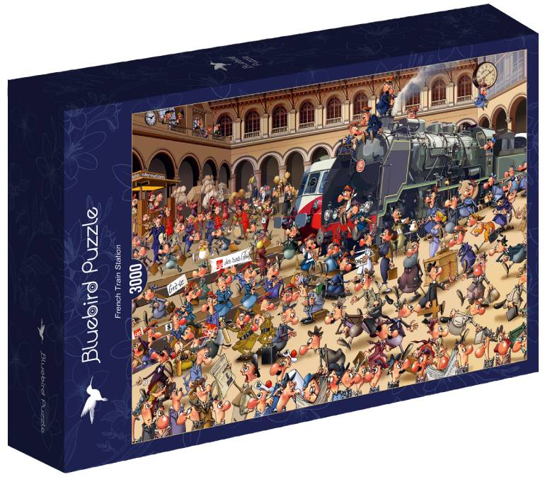 French Train Station - Bluebird - 70579 - 3000 pezzi.