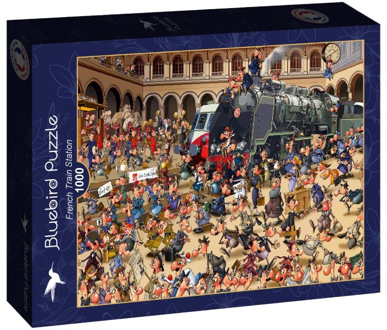 French Train Station - Bluebird - 90034 - 1000 pezzi.