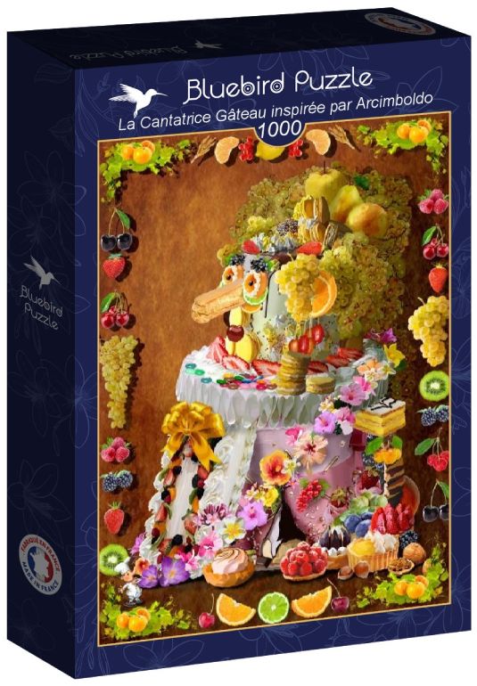 La Cantatrice Gâteau inspirée par Arcimboldo - Bluebird - 90384 - 1000 pezzi.