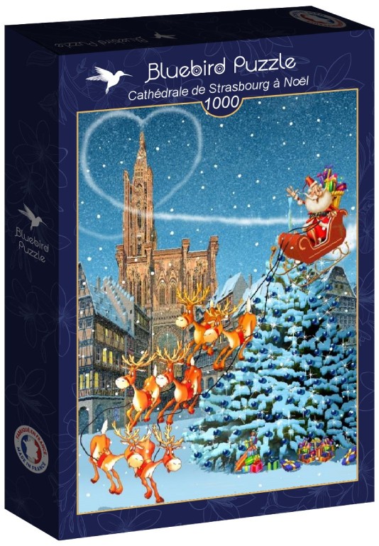 Cathédrale de Strasbourg à Noël - Bluebird - 90409 - 1000 pezzi.
