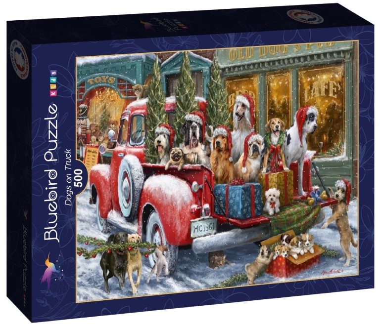 Dogs on Truck - Bluebird - 90522 - 500 pezzi.