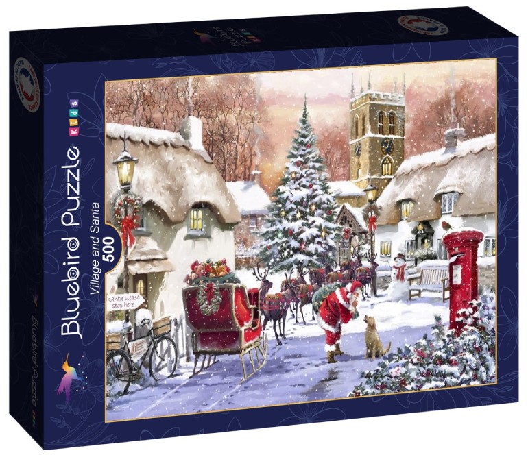 Village and Santa - Bluebird - 90537- 500 pezzi .