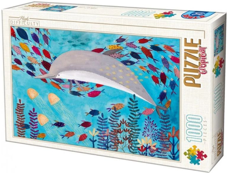 Pesci esotici - D-Toys -72887-03 - 1000 pezzi.