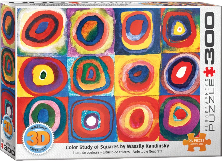 Color Study of Squares by Wassily Kandinsky - Eurographics - 6331-1323 - 300 pezzi.