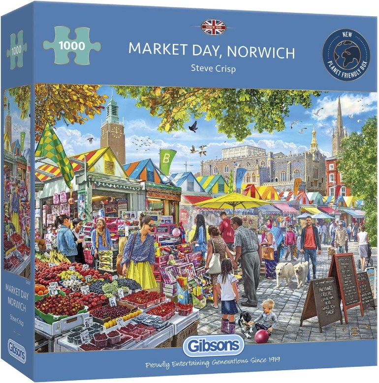 Market Day, Norwich - Gibsons - G6297 - 1000 pezzi.