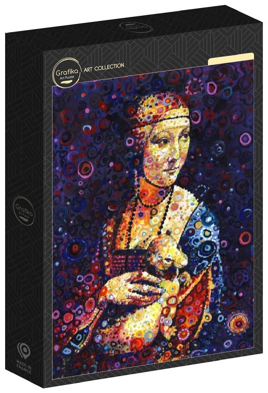 Leonardo da Vinci: Lady with an Ermine, by Sally Rich - Grafika Kids - 32215 - 500.