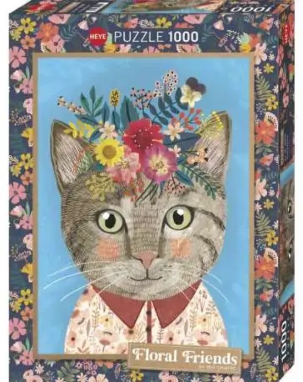 Floral Friends - Pretty feline - Heye - 30000 - 1000 pezzi.
