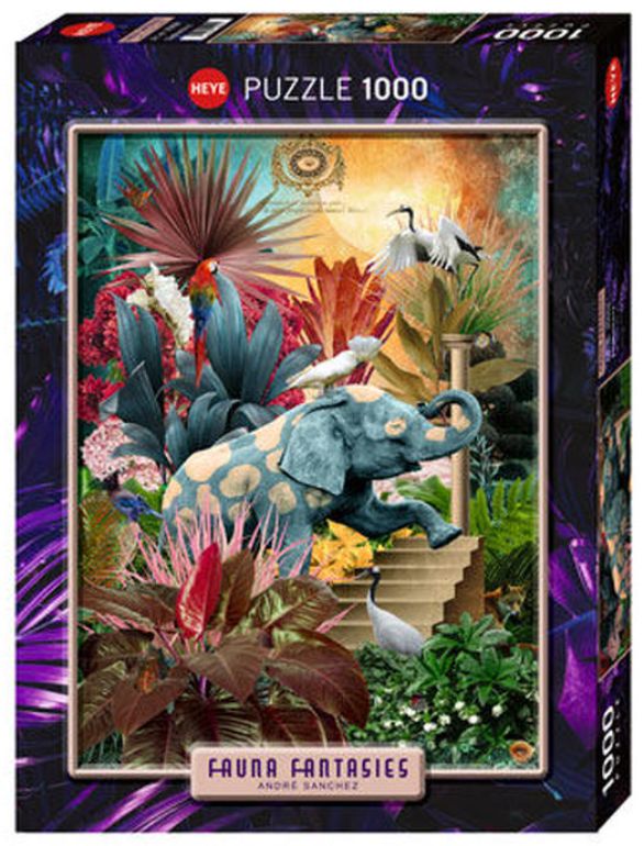 Fauna Fantasies: Elephantaisy - Heye - 30008 - 1000 pezzi.
