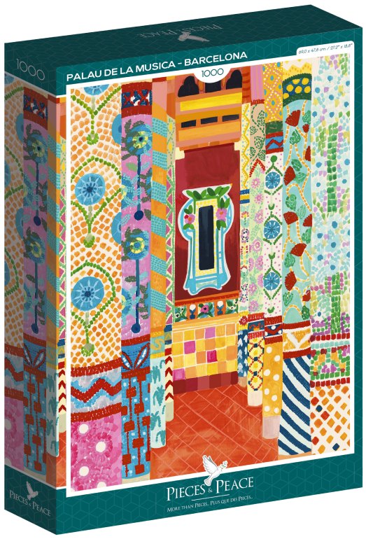 Palau de la Musica - Barcelona - Pieces & Peace - 0037 - 1000 pezzi.