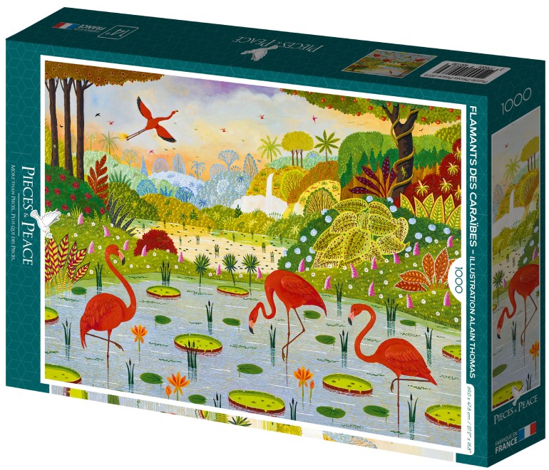 Flamants des Caraïbes - Pieces& Peace - 0073 - 1000 pezzi.