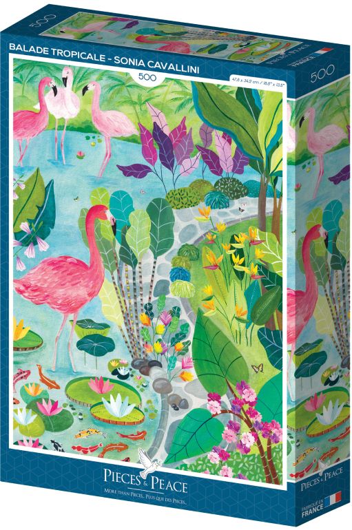 Balade tropicale - Pieces & Peace - 0107 - 500 pezzi.