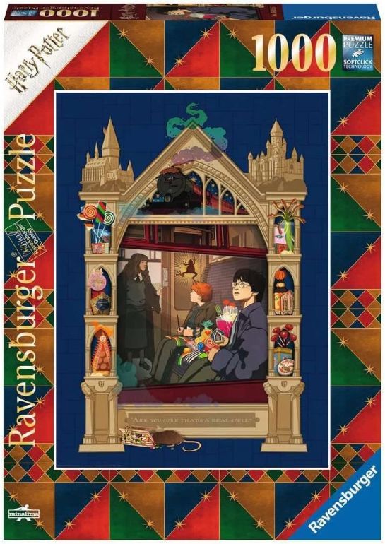 Harry Potter Book Edition,La Pietra Filosofale - Ravensburger - 16515 - 1000 pezzi.
