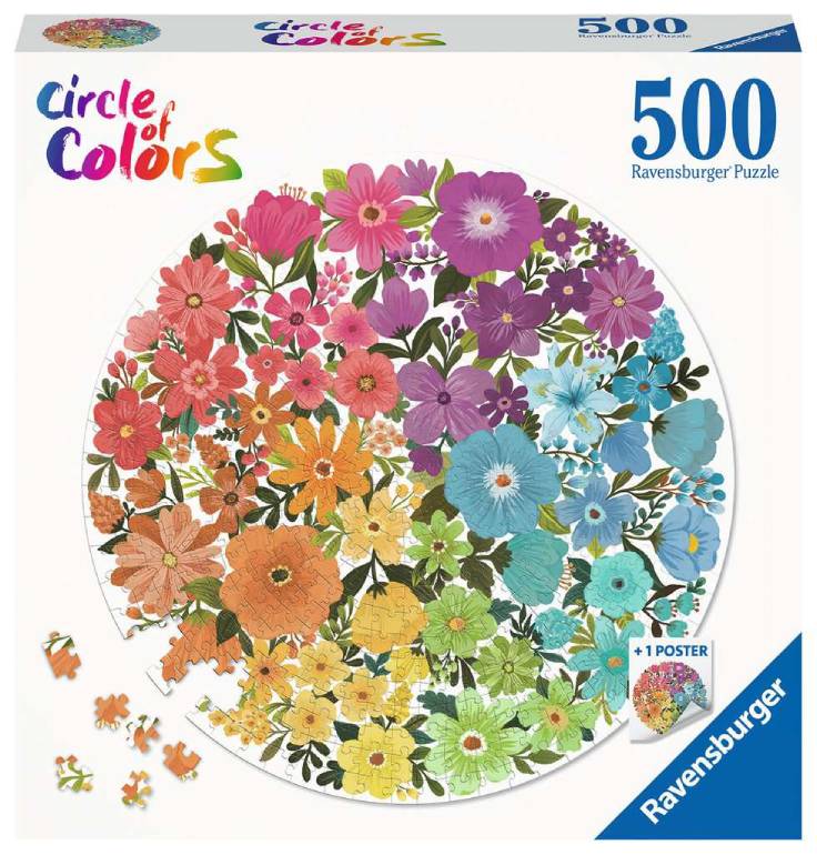 Circle of Color: Fiori by Sherry Lee - Ravensburger 17167 - 500 pz.