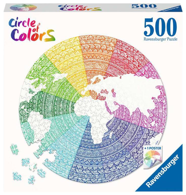 Circle of Colors: Mandala by Farah Al Hamawi - Ravensburger 17168 - 500 pz.