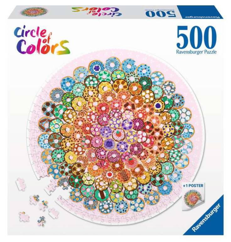 Circle of Colors: Donuts by Liv Wan - Ravensburger 17346 - 500 pz.