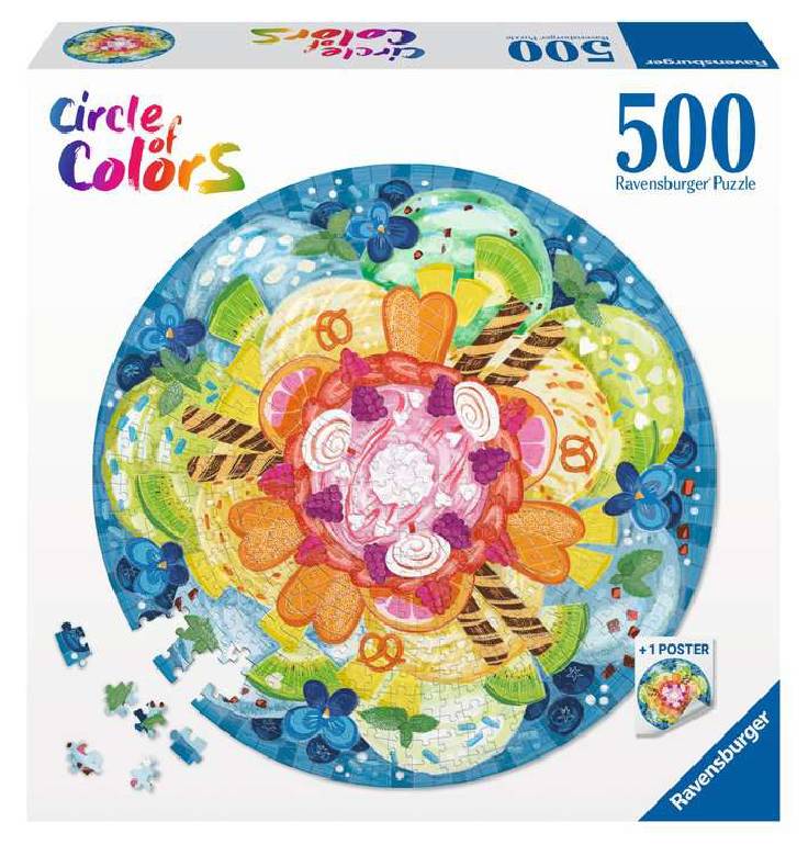 Circle of Colors: Crème glacée by Anna Galitskaya - Ravensburger 17348 - 500 pz.