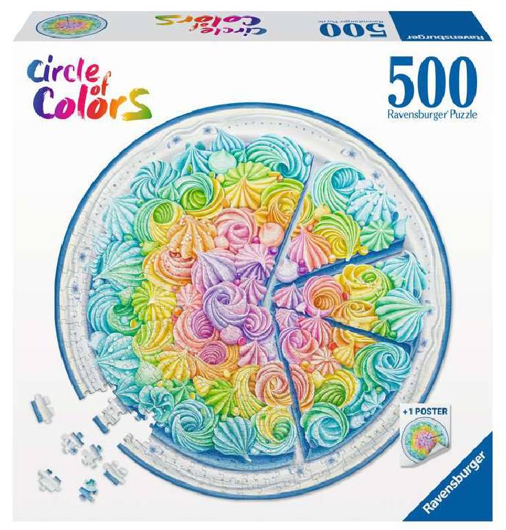 Circle of Colors: Rainbow Cake by Inna Markova - Ravensburger 17349 - 500 pz.