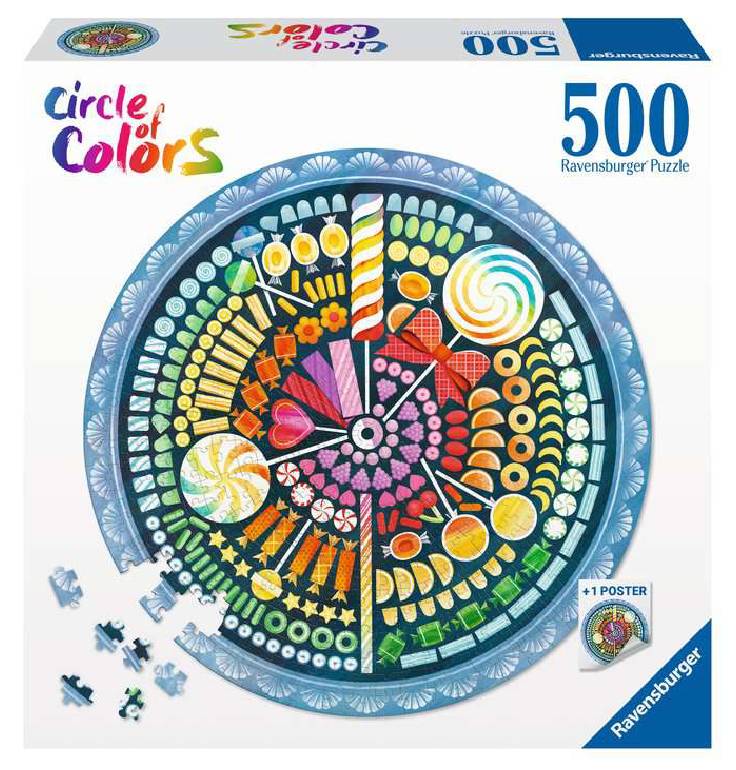 Circle of Colors: Bonbons by Laura C. Moyer - Ravensburger 17350 - 500 pz.