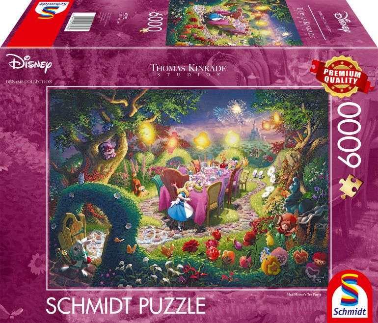 Primo Classificato: Disney, Mad Hatter’s Tea Party - Schmidt-57398 - 6000 pezzi.