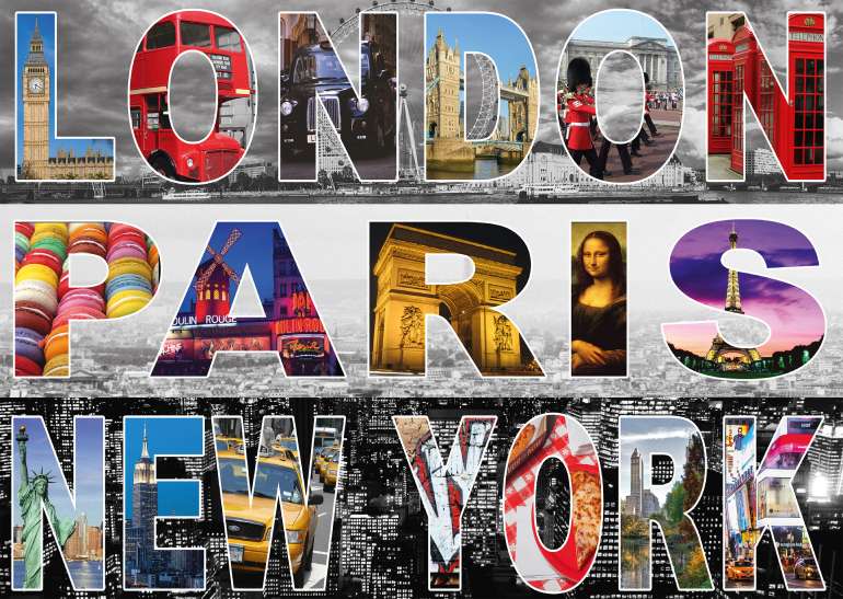 London, Paris, New York - Schmidt 58348 - 1000 pz.