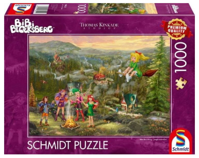 Bibi Blocksberg - Junghexentreffen - Schmidt - 58424 - 1000 pezzi.
