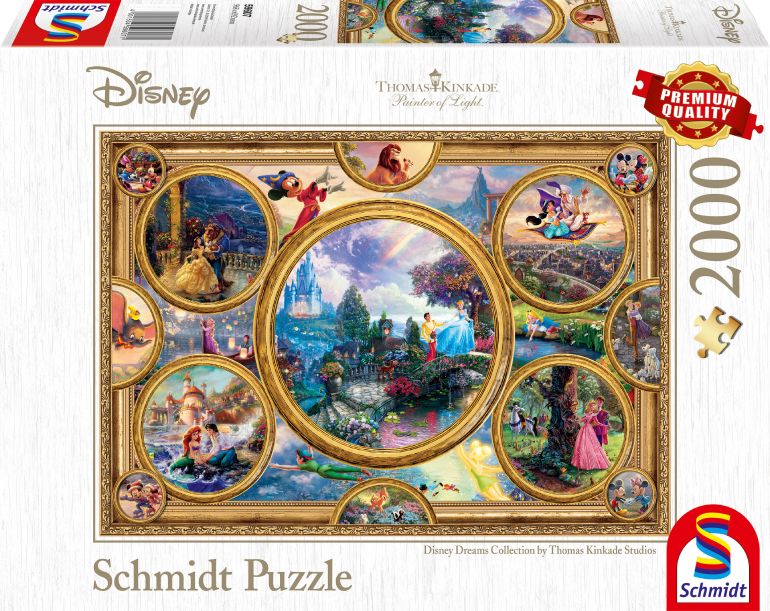Terzo Classificato: Disney Dreams Collection - Schmidt-59607 - 2000 pezzi.
