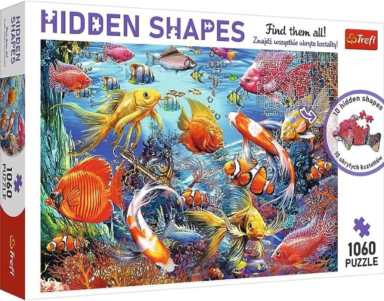 Hidden Shapes: Underwater Life - Trefl - 10676 - 1060 pezzi.