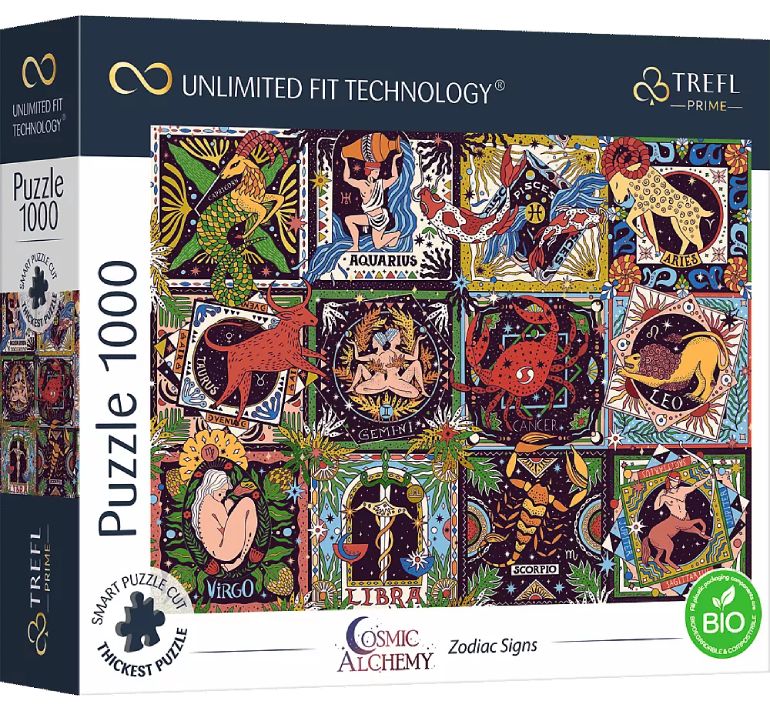 Segni zodiacali - Trefl Prime Unlimited Fit Technology - 10752 - 1000 pezzi.