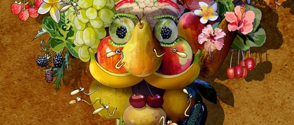 &quot;Omaggio ad Arcimboldo&quot; di François Ruyer per Bluebird 1000 pezzi