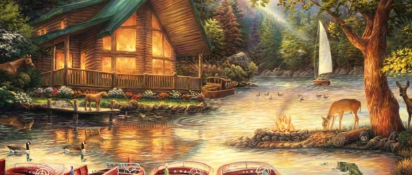 Puzzle Baite di Chuck Pinson per Grafika